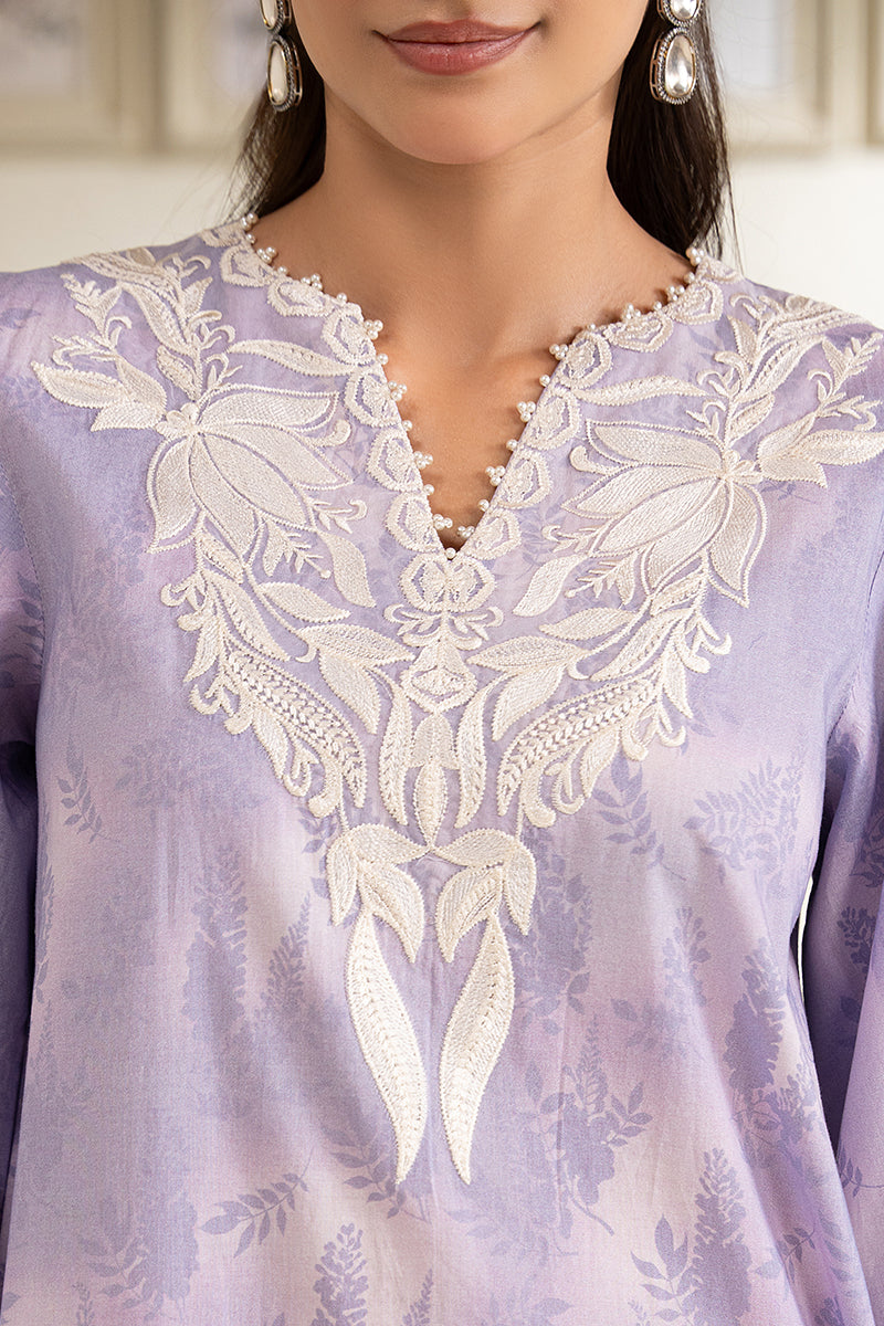Cross Stitch | Basic Pret | Lavender Mirage Printed Shirt-2