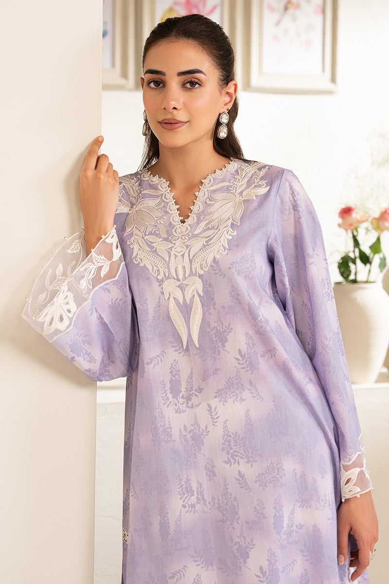 Cross Stitch | Basic Pret | Lavender Mirage Printed Shirt-6