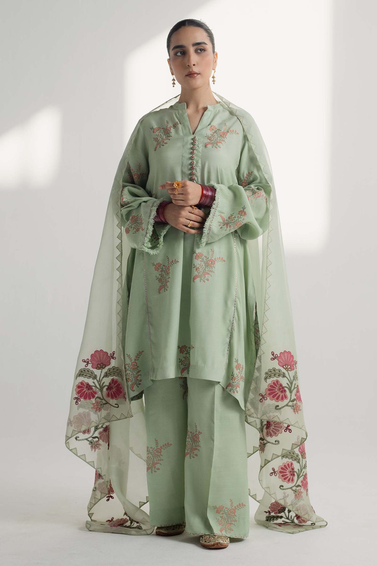 Zara Shahjahan | Handcrafted Suits | ZHC-047 -  Zara Shahjahan Luxury - Original Designer Dress - House of Maryam