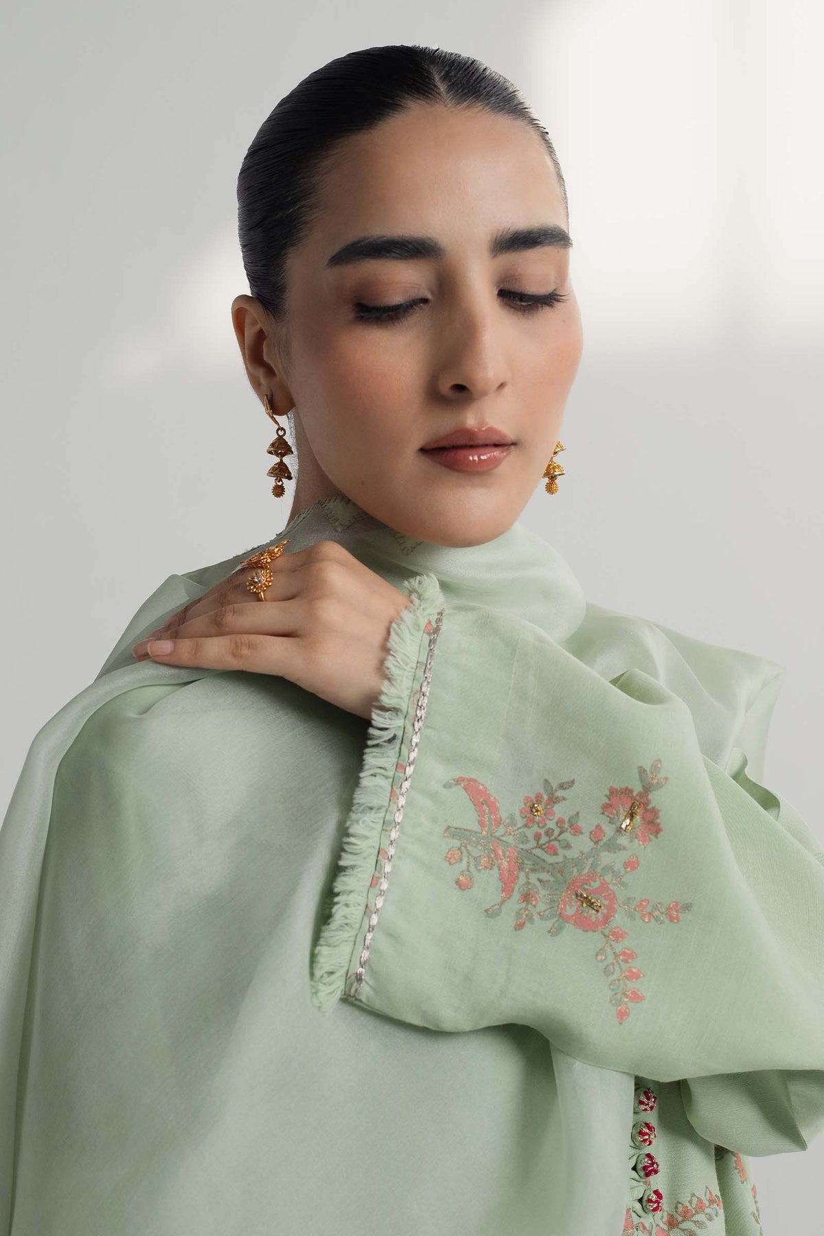 Zara Shahjahan | Handcrafted Suits | ZHC-047 -  Zara Shahjahan Luxury - Original Designer Dress - House of Maryam