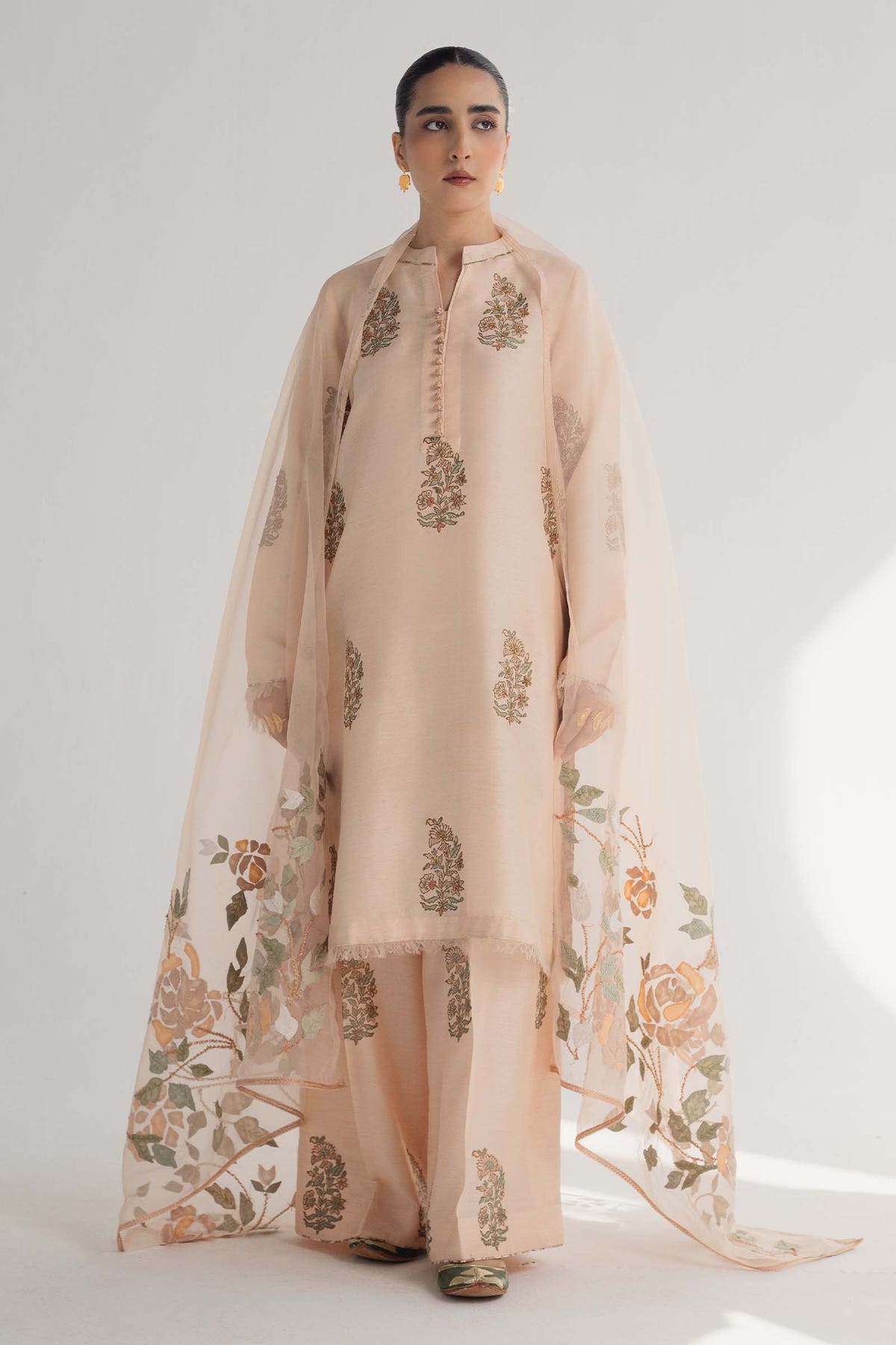 Zara Shahjahan | Handcrafted Suits | ZHC-049 -  Zara Shahjahan Luxury - Original Designer Dress - House of Maryam