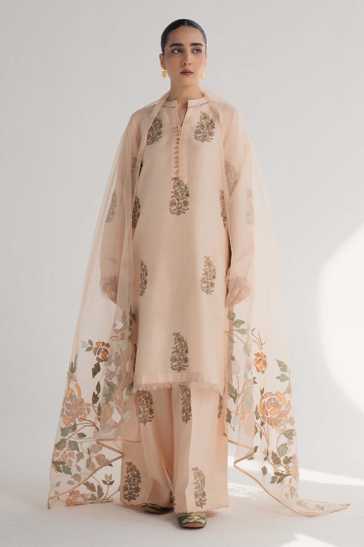 Zara Shahjahan | Handcrafted Suits | ZHC-049 -  Zara Shahjahan Luxury - Original Designer Dress - House of Maryam