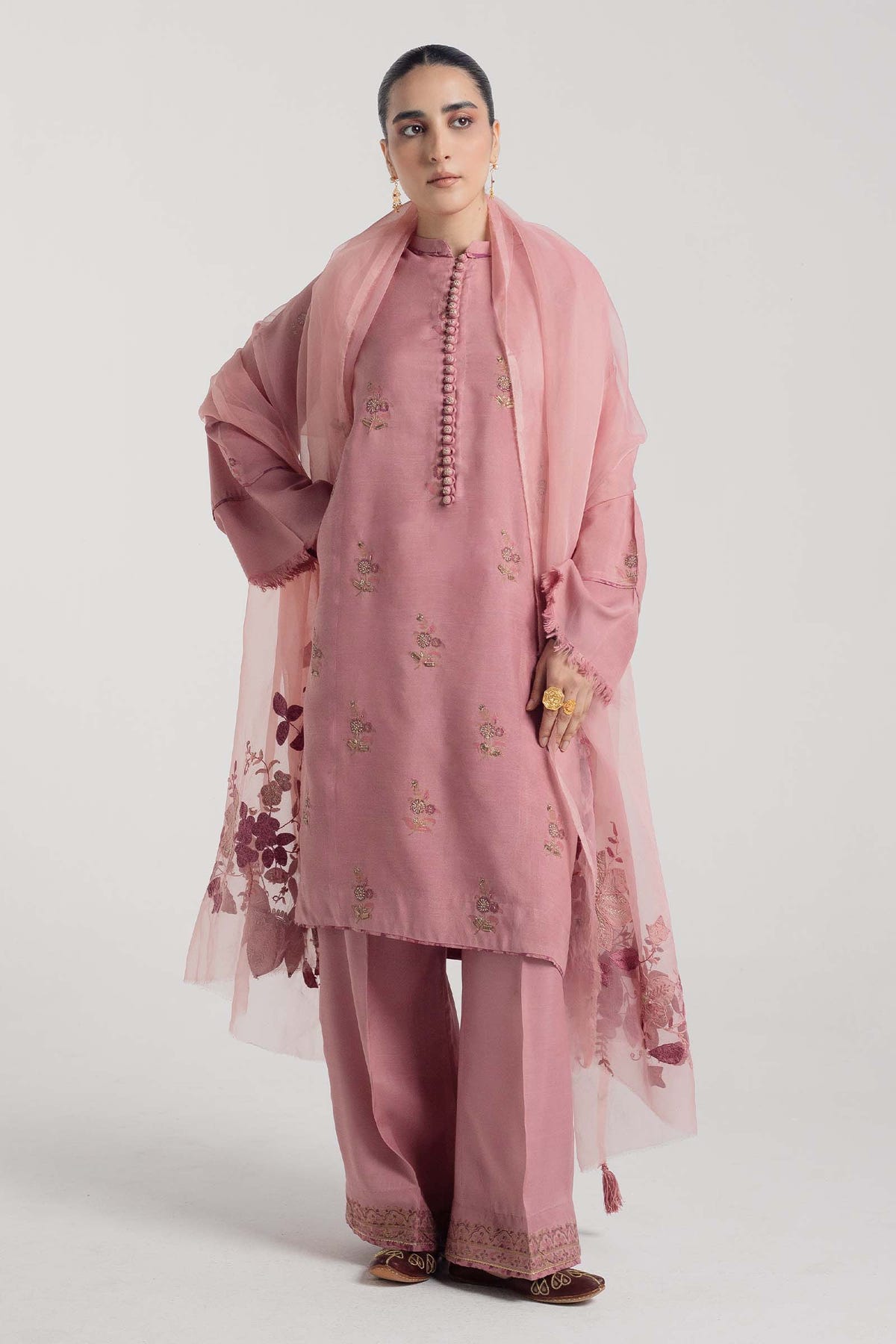 Zara Shahjahan | Handcrafted Suits | ZHC-050 -  Zara Shahjahan Luxury - Original Designer Dress - House of Maryam