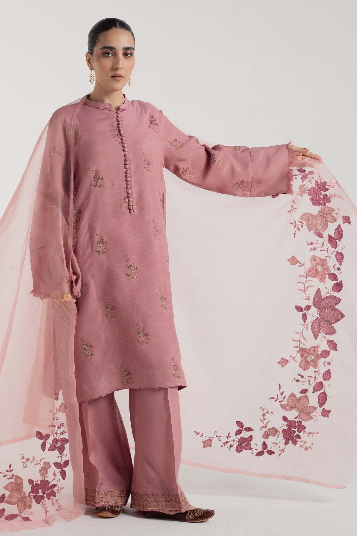 Zara Shahjahan | Handcrafted Suits | ZHC-050 -  Zara Shahjahan Luxury - Original Designer Dress - House of Maryam