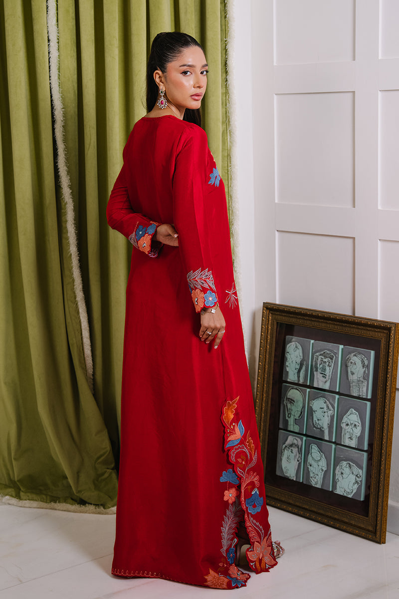 Mina Hassan | Signature Luxe 25 | Crimson Dream Kaftan-2