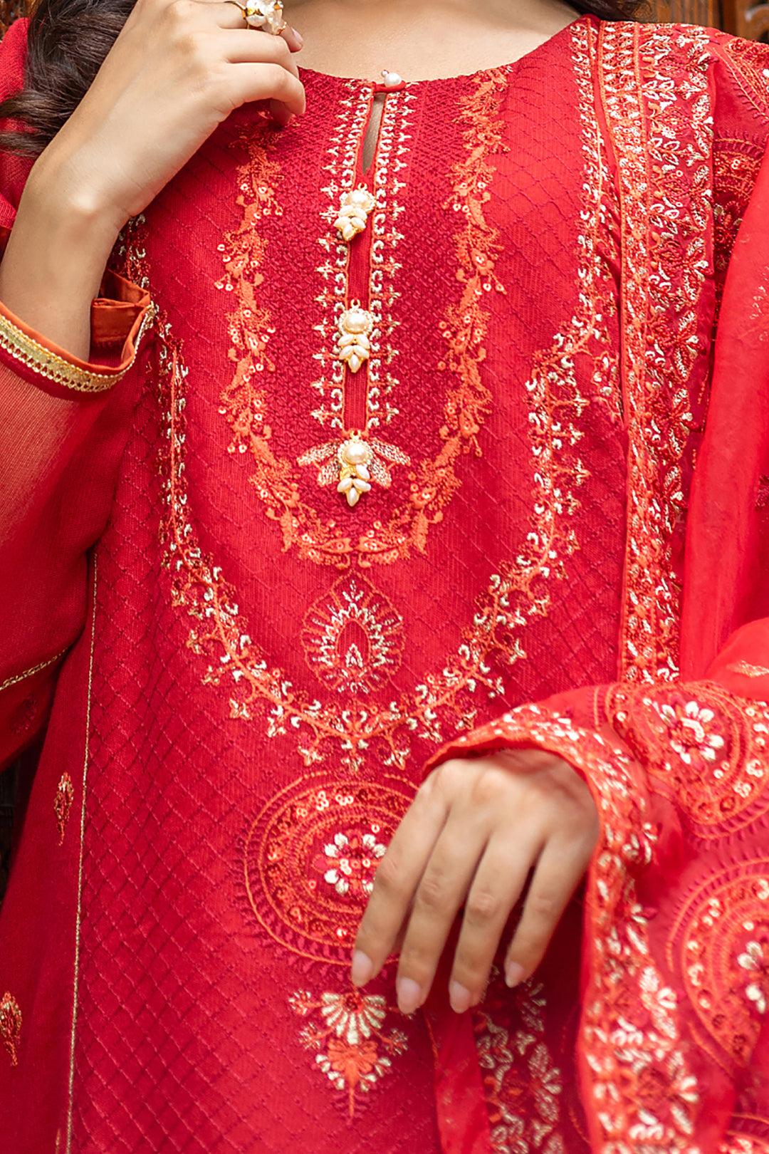 Zellbury | Summer Pret | Embroidered Kurta Dupatta Trouser - 3222 -  Zellbury Women Luxury Pret - Original Designer Dress - House of Maryam