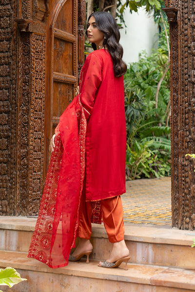 Zellbury | Summer Pret | Embroidered Kurta Dupatta Trouser - 3222 -  Zellbury Women Luxury Pret - Original Designer Dress - House of Maryam