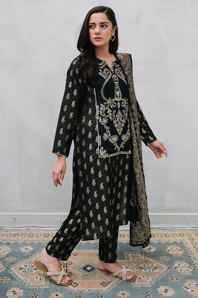 Zellbury | Summer Pret | Embroidered Kurta Dupatta Trouser - 3256 -  Zellbury Women Luxury Pret - Original Designer Dress - House of Maryam