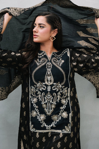 Zellbury | Summer Pret | Embroidered Kurta Dupatta Trouser - 3256 -  Zellbury Women Luxury Pret - Original Designer Dress - House of Maryam