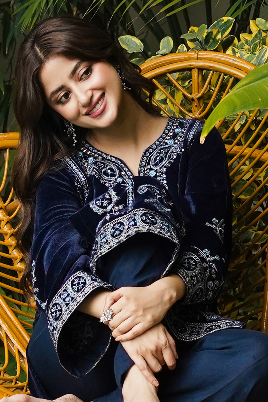 Zellbury | Winter Pret | Embroidered Kurta Trouser - 3276 -  Zellbury Women Luxury Pret - Original Designer Dress - House of Maryam