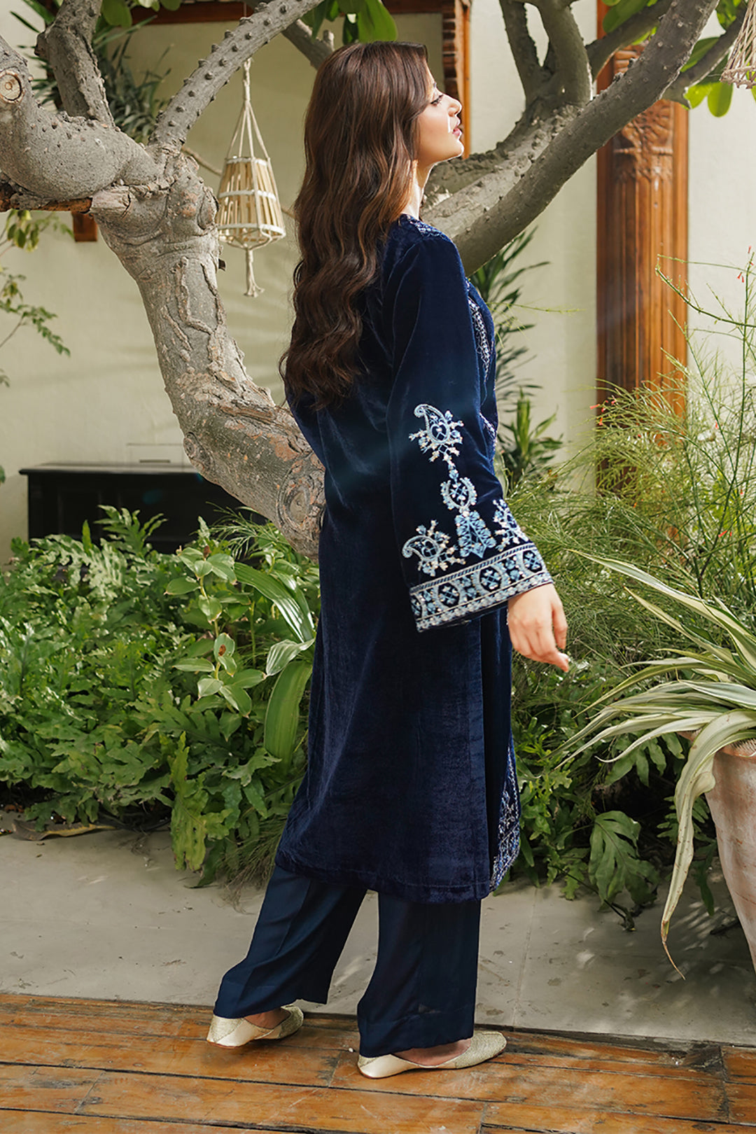 Zellbury | Winter Pret | Embroidered Kurta Trouser - 3276 -  Zellbury Women Luxury Pret - Original Designer Dress - House of Maryam
