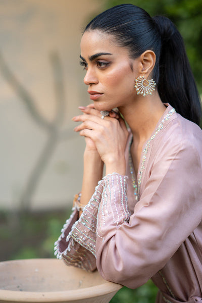 Wahaj M Khan | Pari Collection | Lavender Pari Wrap -  Wahaj M Khan Ladies Clothes - Original Designer Dress - House of Maryam