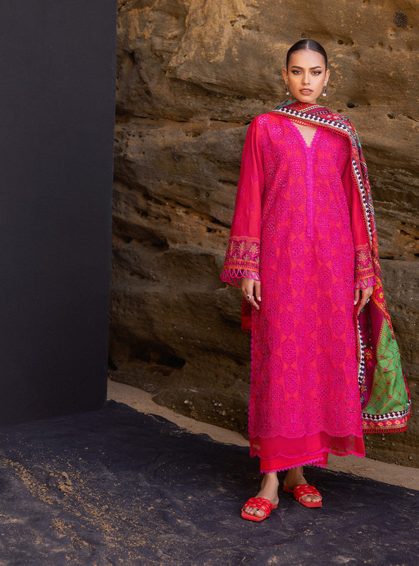 Zainab chottani | Luxury Chikankari 24 | LAALI - 6B by Designer Zainab Chottani - House of Maryam - Pakistani Designer Ethnic Wear in {{ shop.shopifyCountryName }}