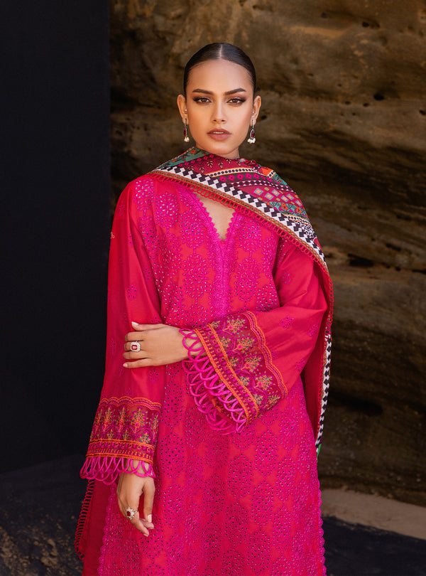 Zainab chottani | Luxury Chikankari 24 | LAALI - 6B by Designer Zainab Chottani - House of Maryam - Pakistani Designer Ethnic Wear in {{ shop.shopifyCountryName }}