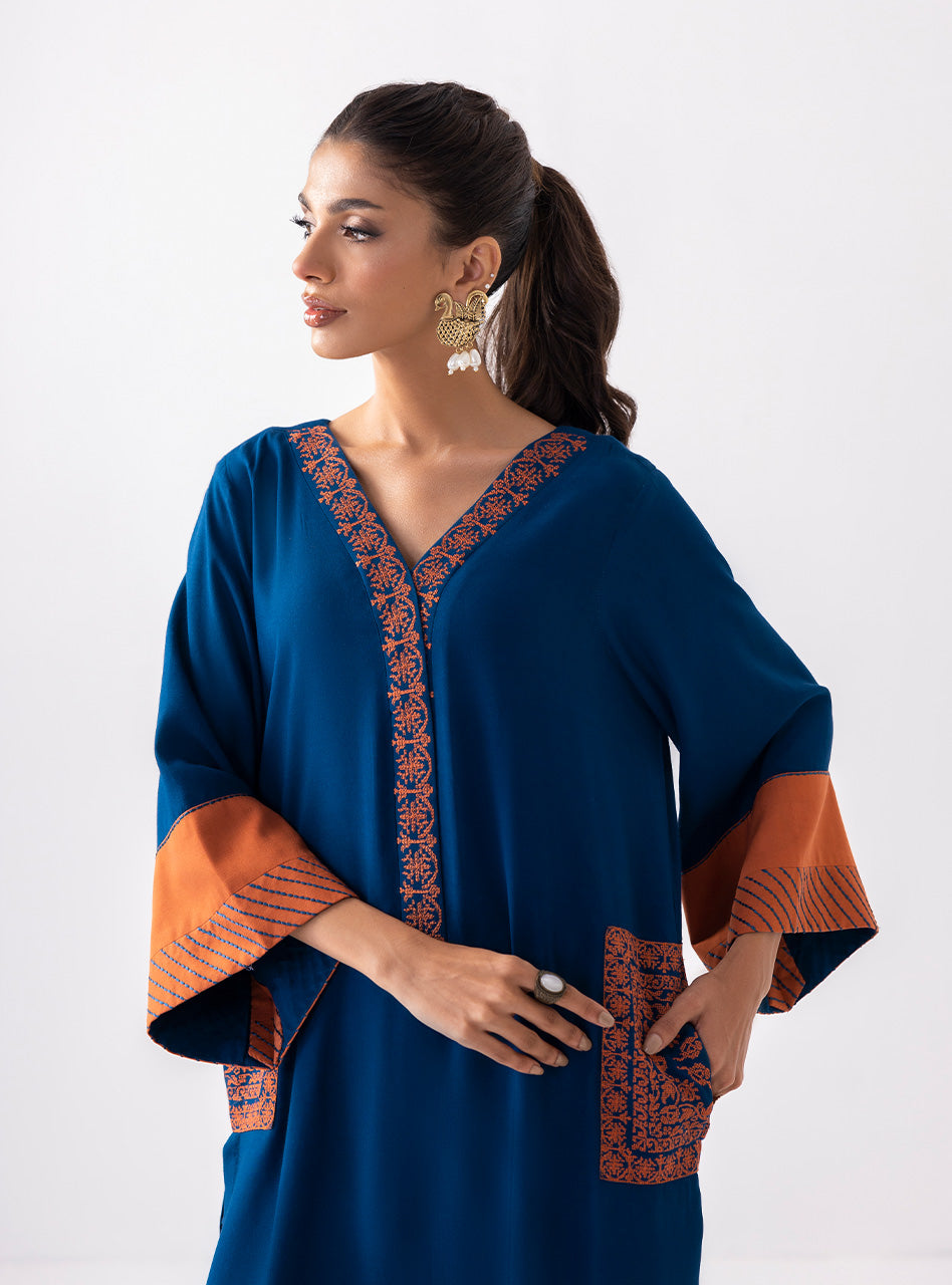 Zainab Chottani | Aara Casual Pret |  Electric Sapphire -  Zainab Chottani Ladies Clothes - Original Designer Dress - House of Maryam