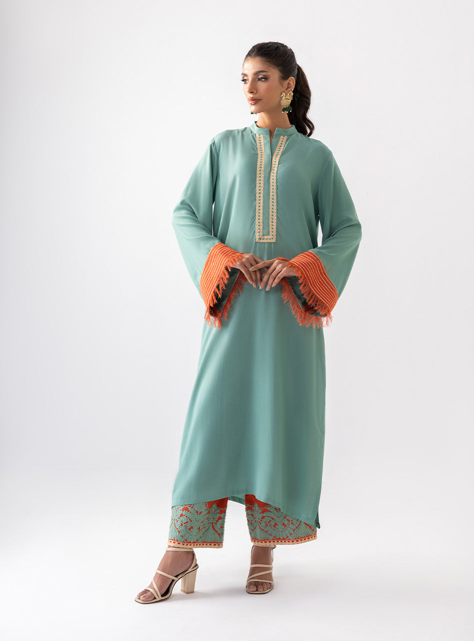 Zainab Chottani | Aara Casual Pret |  Olivia Glaze -  Zainab Chottani Ladies Clothes - Original Designer Dress - House of Maryam