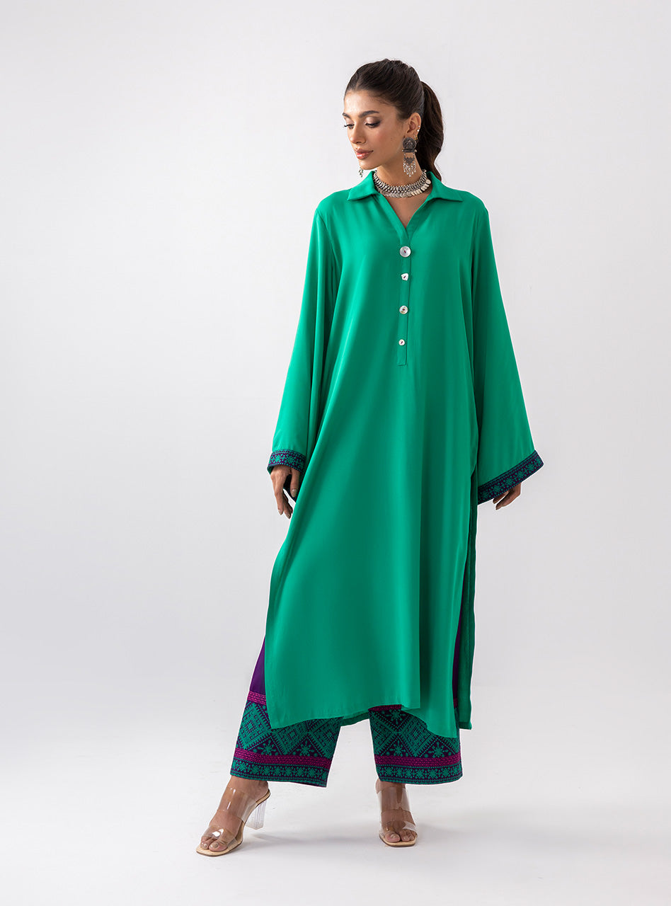 Zainab Chottani | Aara Casual Pret |  Serene Bloom -  Zainab Chottani Ladies Clothes - Original Designer Dress - House of Maryam