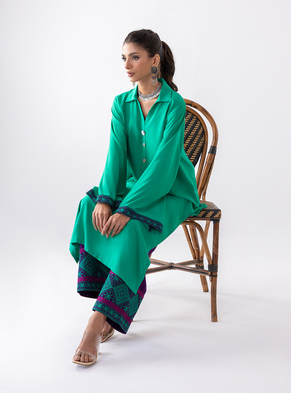 Zainab Chottani | Aara Casual Pret |  Serene Bloom -  Zainab Chottani Ladies Clothes - Original Designer Dress - House of Maryam