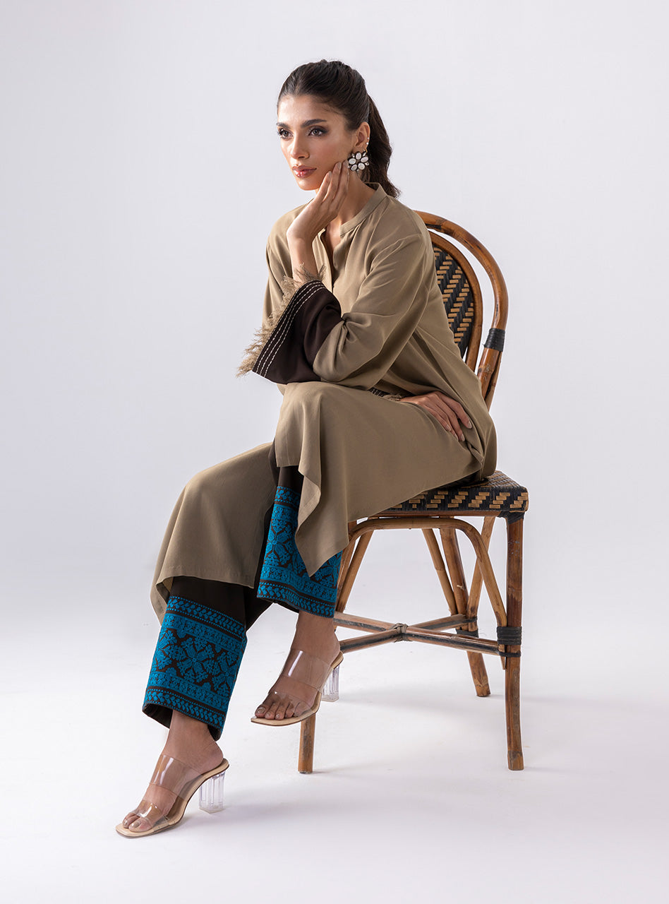 Zainab Chottani | Aara Casual Pret |  Rusty Rave -  Zainab Chottani Ladies Clothes - Original Designer Dress - House of Maryam