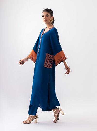 Zainab Chottani | Aara Casual Pret |  Electric Sapphire -  Zainab Chottani Ladies Clothes - Original Designer Dress - House of Maryam