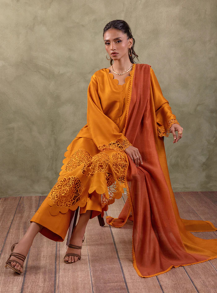 Zainab Chottani | Eid Edit 24 | Burning Amber -  Zainab Chottani Formal - Original Designer Dress - House of Maryam