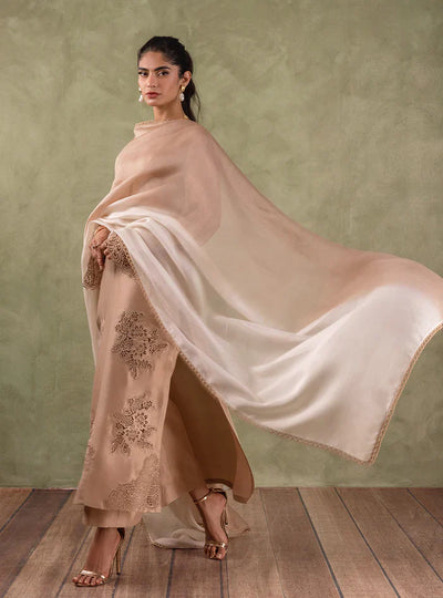 Zainab Chottani | Eid Edit 24 | Coral Champagne -  Zainab Chottani Formal - Original Designer Dress - House of Maryam