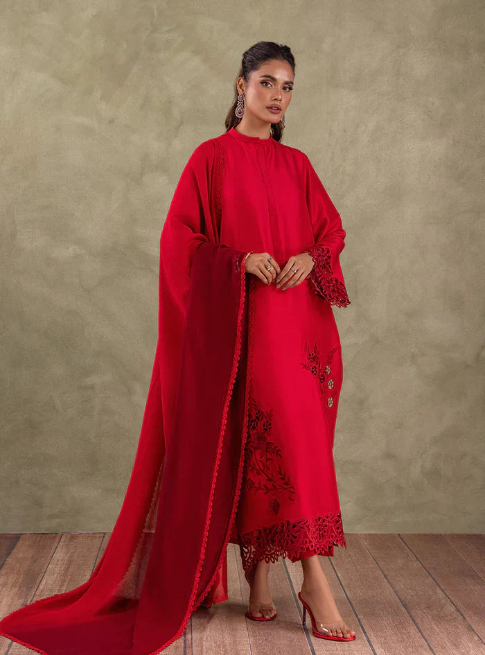 Zainab Chottani | Eid Edit 24 | Scarlet Rose by Designer Zainab Chottani - House of Maryam - Pakistani Designer Ethnic Wear in {{ shop.shopifyCountryName }}