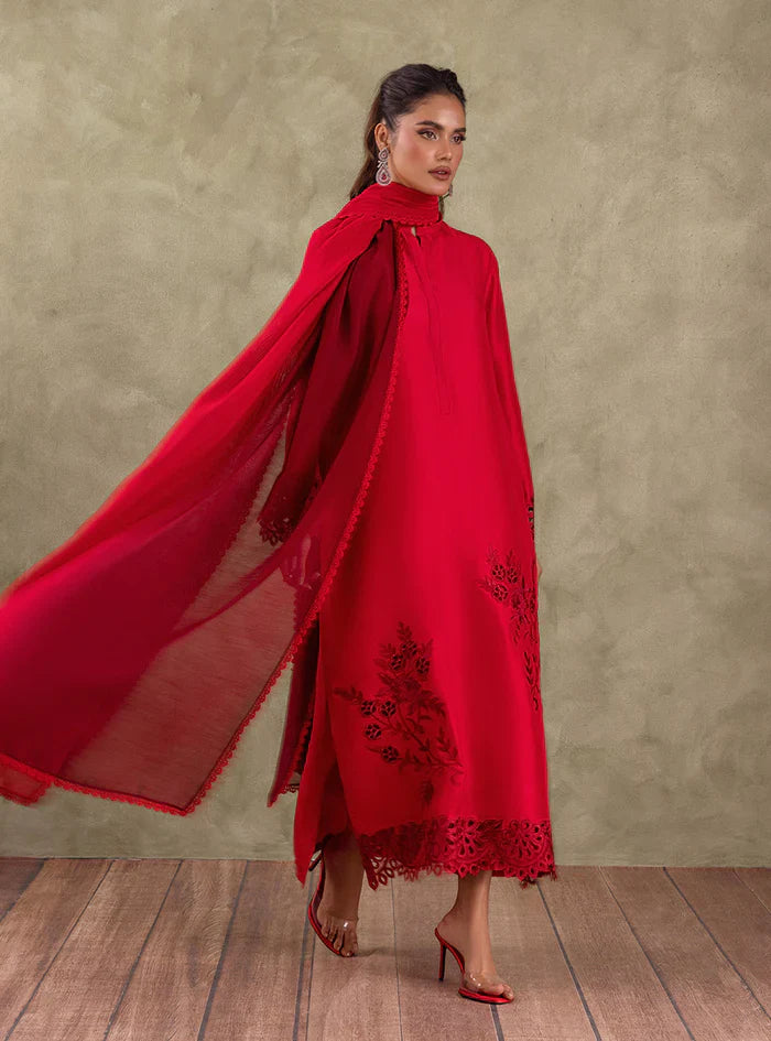 Zainab Chottani | Eid Edit 24 | Scarlet Rose by Designer Zainab Chottani - House of Maryam - Pakistani Designer Ethnic Wear in {{ shop.shopifyCountryName }}