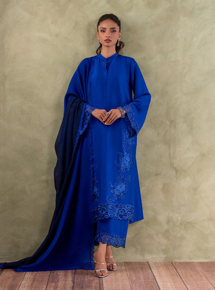 Zainab Chottani | Eid Edit 24 | Blue Diamond by Designer Zainab Chottani - House of Maryam - Pakistani Designer Ethnic Wear in {{ shop.shopifyCountryName }}