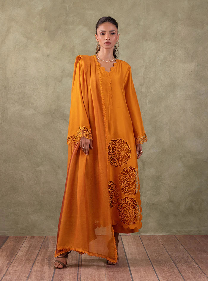 Zainab Chottani | Eid Edit 24 | Burning Amber by Designer Zainab Chottani - House of Maryam - Pakistani Designer Ethnic Wear in {{ shop.shopifyCountryName }}