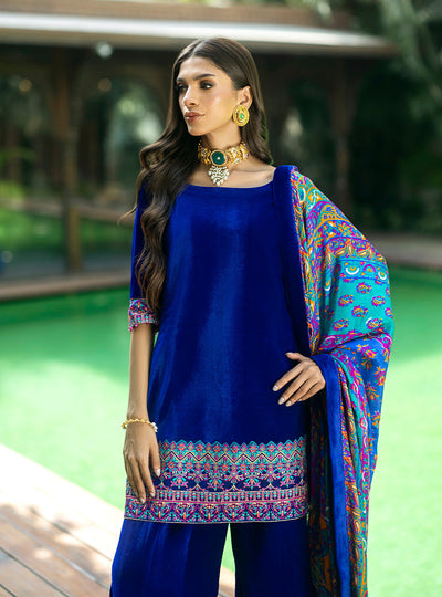 Zainab Chottani | Makhmal Luxe Pret | Marjan -  Zainab Chottani Ladies Clothes - Original Designer Dress - House of Maryam