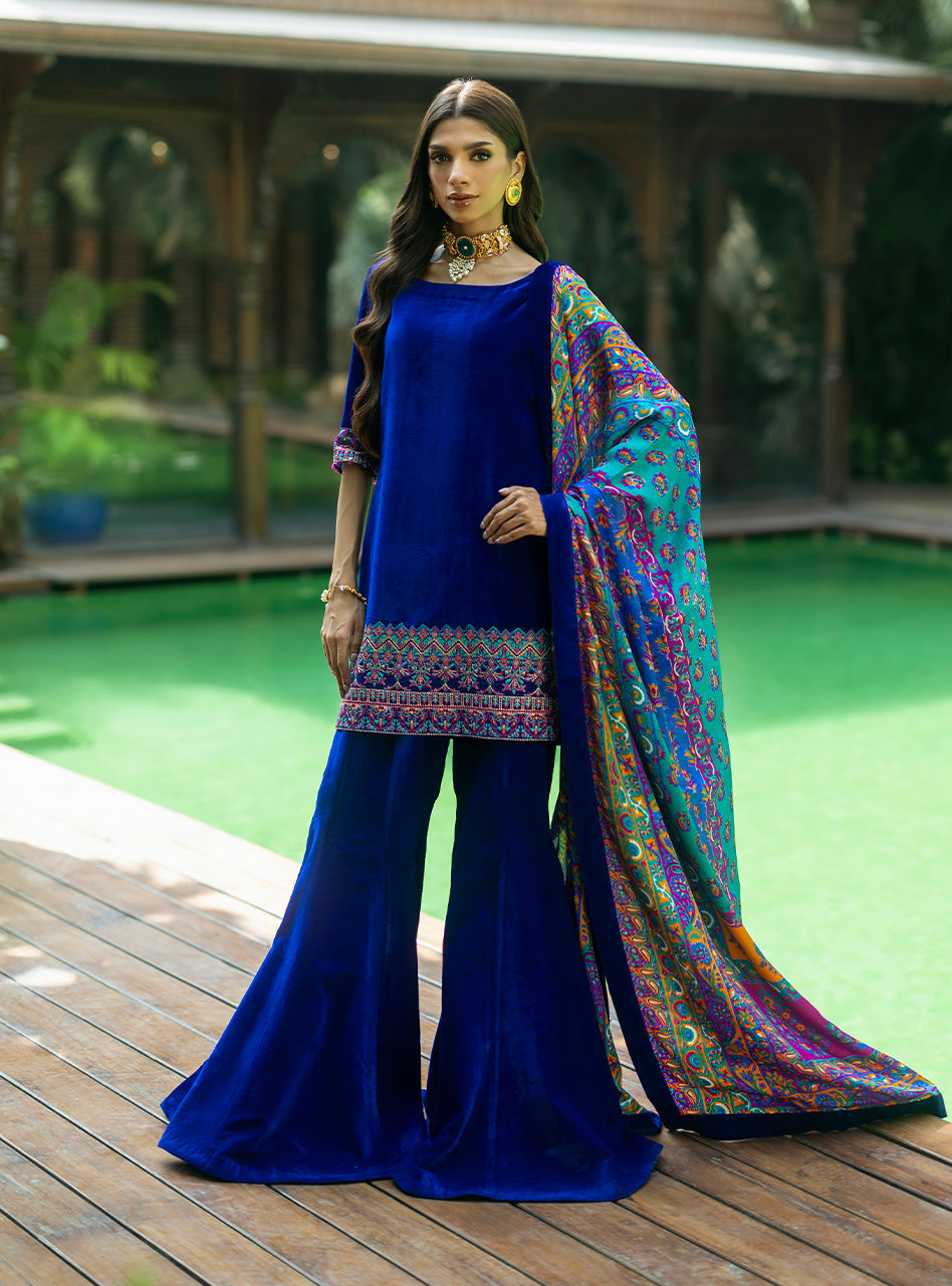Zainab Chottani | Makhmal Luxe Pret | Marjan -  Zainab Chottani Ladies Clothes - Original Designer Dress - House of Maryam