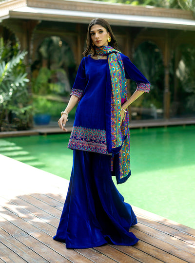 Zainab Chottani | Makhmal Luxe Pret | Marjan -  Zainab Chottani Ladies Clothes - Original Designer Dress - House of Maryam
