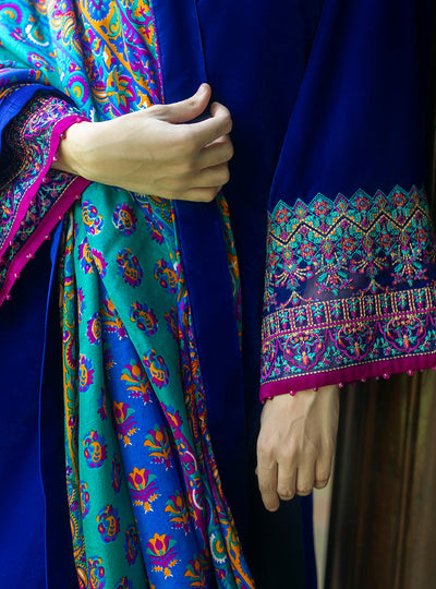 Zainab Chottani | Makhmal Luxe Pret | Shafaq -  Zainab Chottani Ladies Clothes - Original Designer Dress - House of Maryam