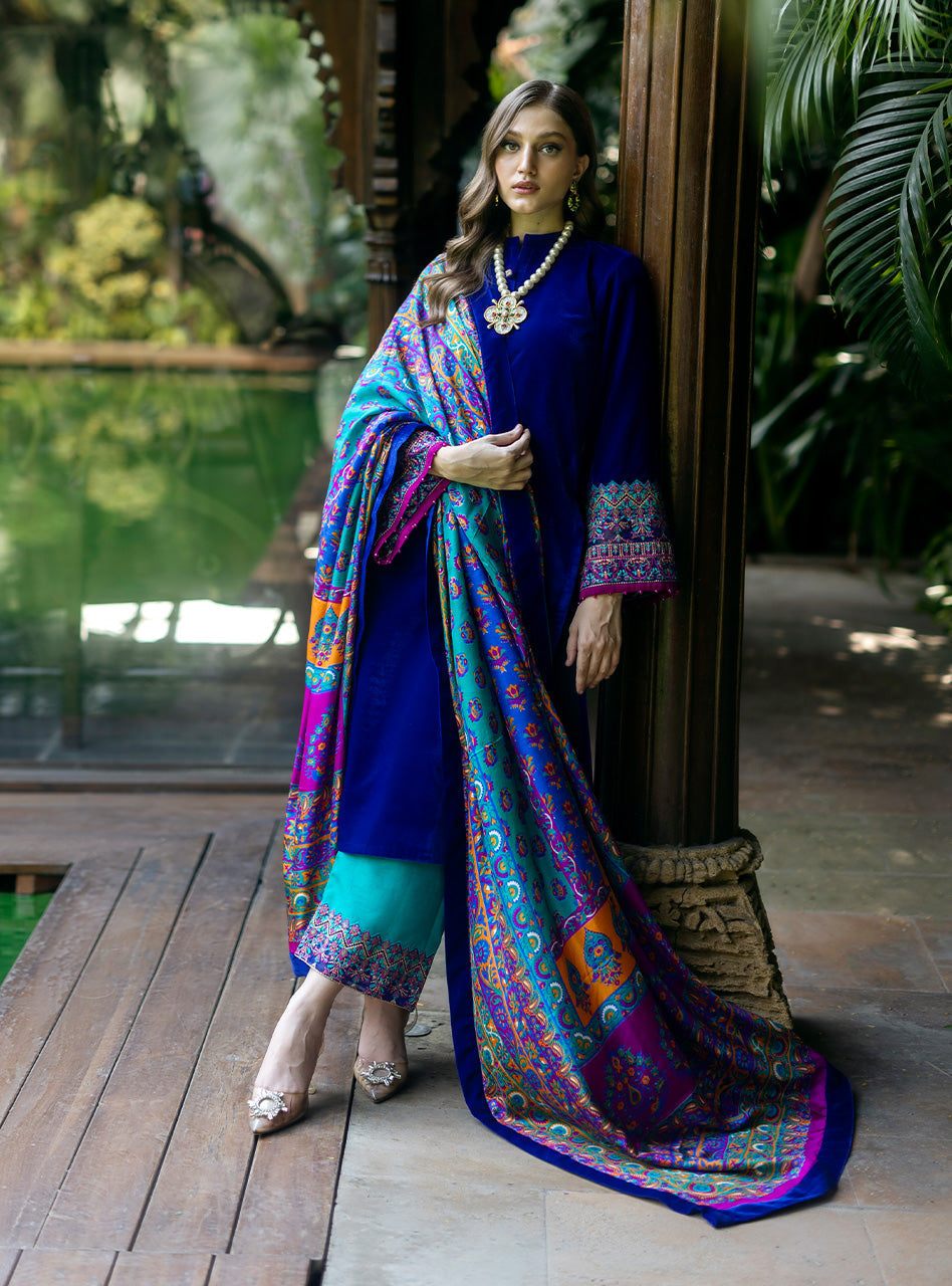 Zainab Chottani | Makhmal Luxe Pret | Shafaq -  Zainab Chottani Ladies Clothes - Original Designer Dress - House of Maryam