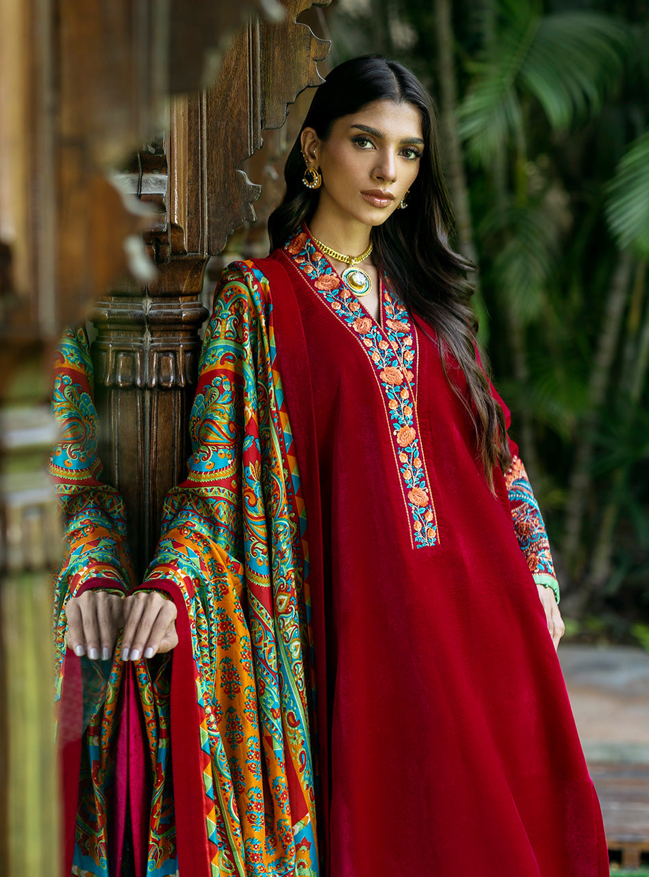 Zainab Chottani | Makhmal Luxe Pret | Shehla -  Zainab Chottani Ladies Clothes - Original Designer Dress - House of Maryam