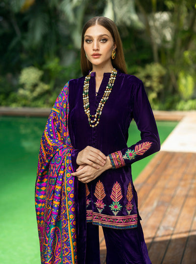 Zainab Chottani | Makhmal Luxe Pret | Habibeh -  Zainab Chottani Ladies Clothes - Original Designer Dress - House of Maryam