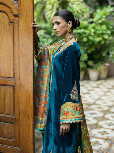 Zainab Chottani | Makhmal Luxe Pret | Soltani -  Zainab Chottani Ladies Clothes - Original Designer Dress - House of Maryam
