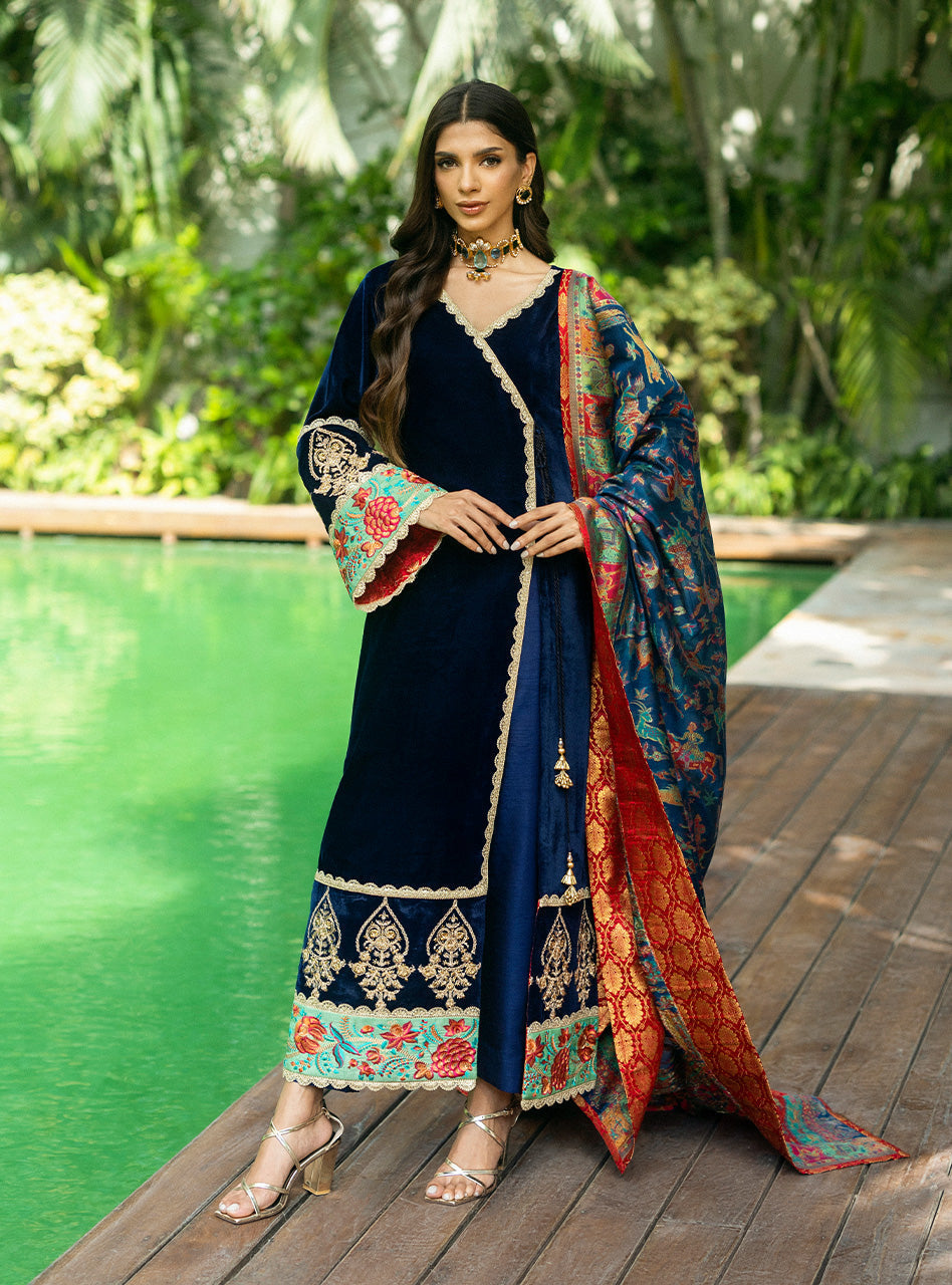 Zainab Chottani | Makhmal Luxe Pret | Farrin -  Zainab Chottani Ladies Clothes -  House of Maryam