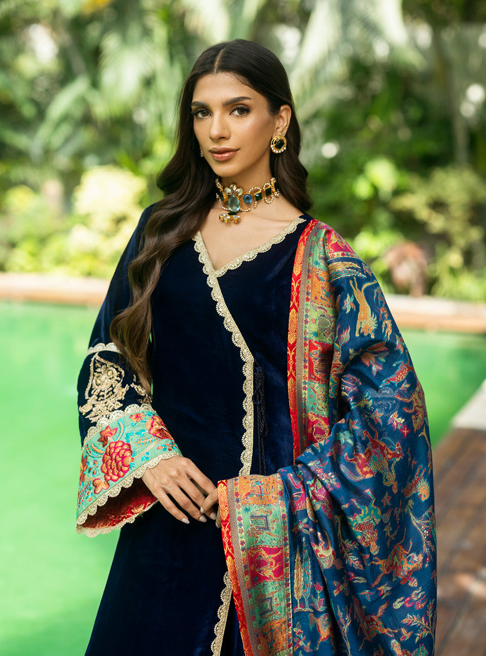 Zainab Chottani | Makhmal Luxe Pret | Farrin -  Zainab Chottani Ladies Clothes -  House of Maryam