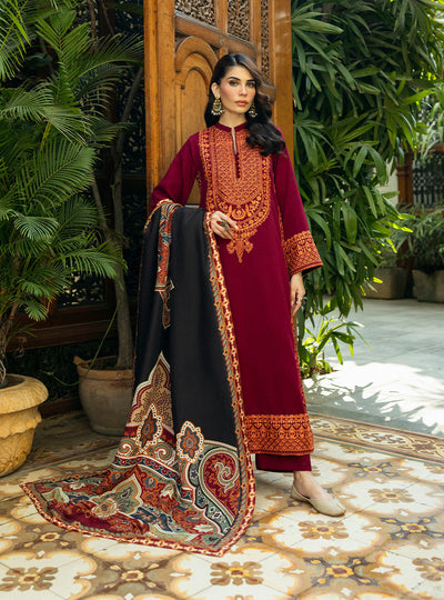 Zainab Chottani | Winter Shawls 24 |  Sila -  Zainab Chottani Ladies Clothes - Original Designer Dress - House of Maryam