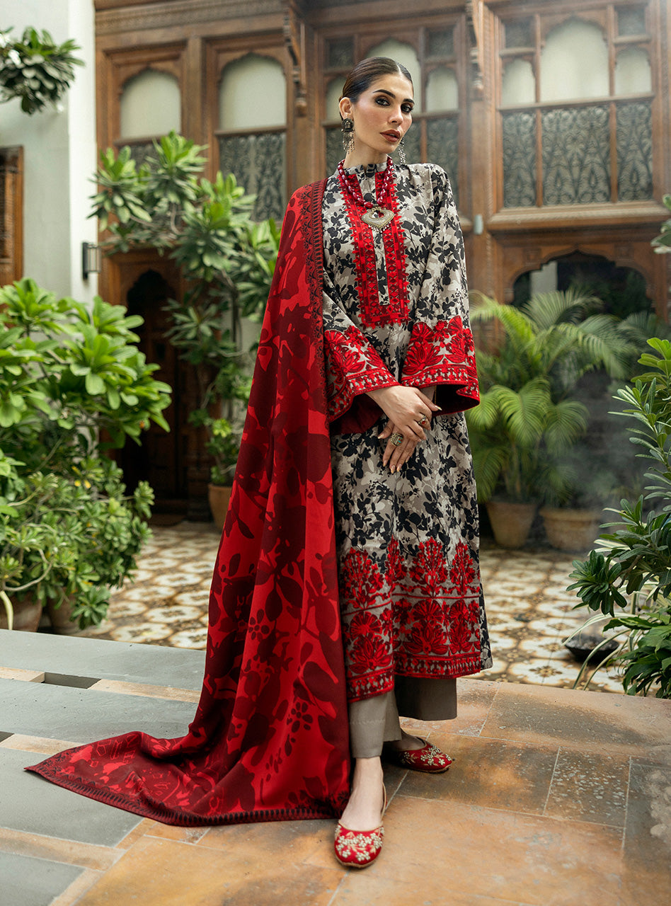 Zainab Chottani | Winter Shawls 24 |  Zemestan -  Zainab Chottani Ladies Clothes - Original Designer Dress - House of Maryam