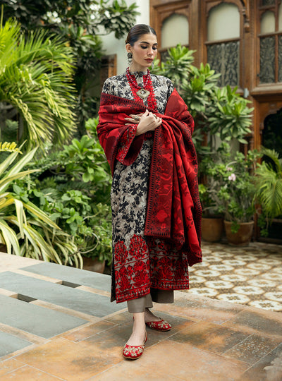 Zainab Chottani | Winter Shawls 24 |  Zemestan -  Zainab Chottani Ladies Clothes - Original Designer Dress - House of Maryam
