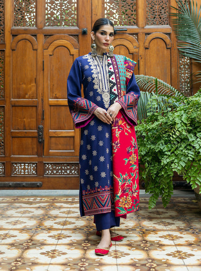 Zainab Chottani | Winter Shawls 24 |Maya -  Zainab Chottani Ladies Clothes - Original Designer Dress - House of Maryam