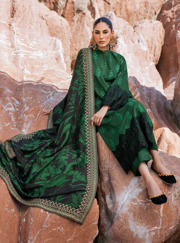 Zainab Chottani | Winter Shawls | Elif -  Zainab Chottani Luxury - Original Designer Dress - House of Maryam