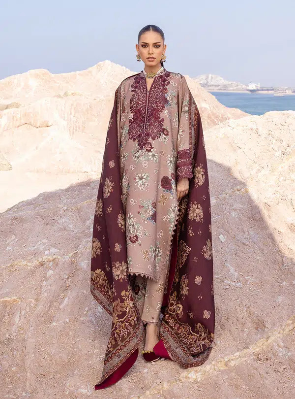 Zainab Chottani | Winter Shawls | AKS -  Zainab Chottani Luxury - Original Designer Dress - House of Maryam