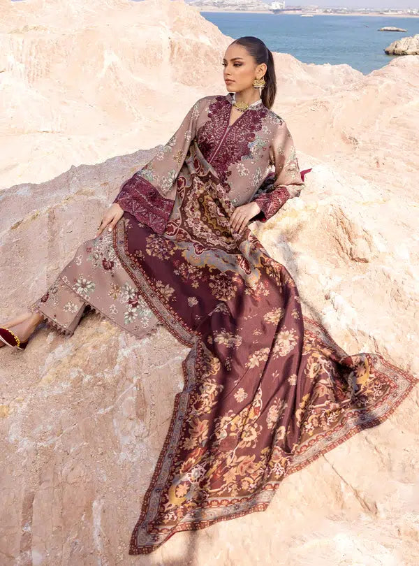 Zainab Chottani | Winter Shawls | AKS -  Zainab Chottani Luxury - Original Designer Dress - House of Maryam