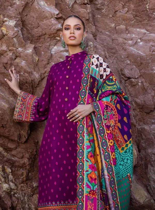 Zainab Chottani | Winter Shawls | Gul -  Zainab Chottani Luxury - Original Designer Dress - House of Maryam