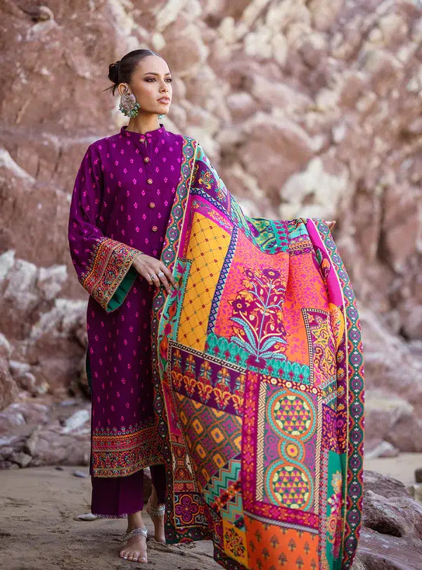 Zainab Chottani | Winter Shawls | Gul -  Zainab Chottani Luxury - Original Designer Dress - House of Maryam