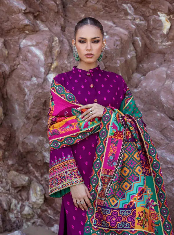 Zainab Chottani | Winter Shawls | Gul -  Zainab Chottani Luxury - Original Designer Dress - House of Maryam